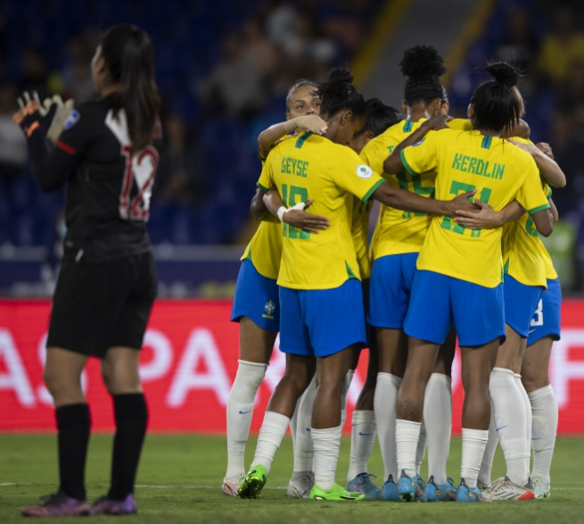 Copa América da Colômbia - Seleção Feminina Principal: Brasil x Peru Créditos: Thais Magalhães/CBF
